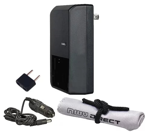 Leica V-LUX 4 Off Camera 'ligent' Rapid Charger + Nwv Direct Microfiber Cleaning Cloth.