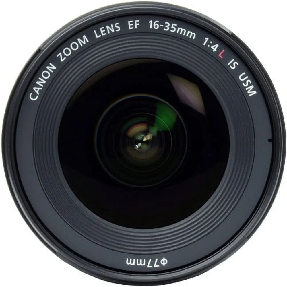 EF 16-35mm f/4L IS USM Lens - Pro Bundle Includes: Lens Pouch, Tulip Hood Lens, Filter Kit, Lens Cap Keeper and More