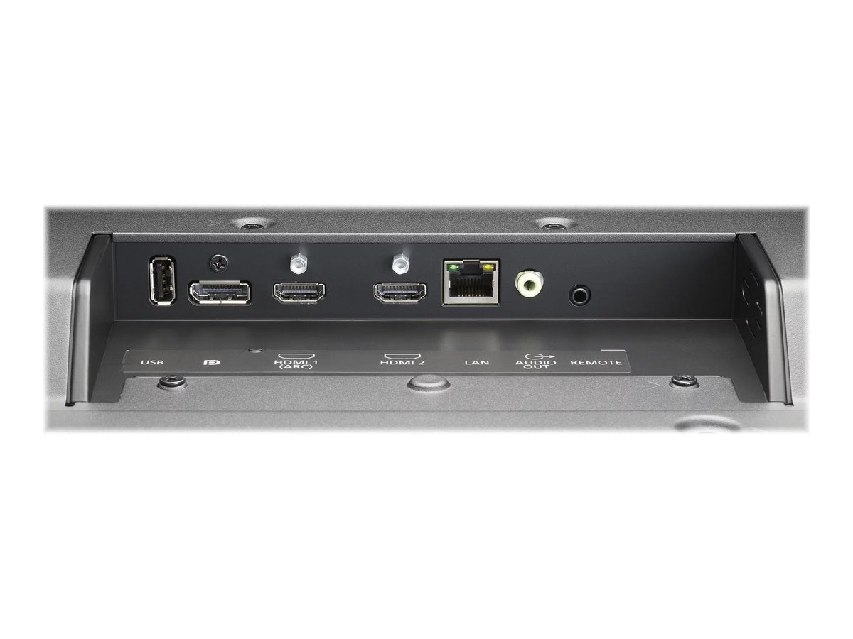 NEC Display Solutions ME651-AVT3 Jet 65" 8ms 3840 x 2160 (4K) 1.07 Billion Colors LED LCD, UHD, 400nits, HDMI x2, DP x1, Accepts SDM-S or L, Full External Control, Rpi Compatible