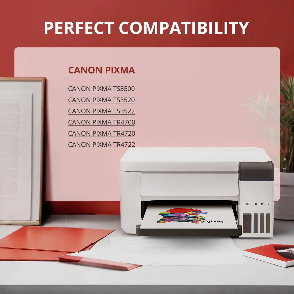 275 Ink Cartridges for ink 275 and 276 for 275XL 276XL PG 275 CL276 Ink for Pixma TS3522 TS3520 TS3500 TR4722 TR4720 TR4700 (1 Jet 1 Tri-Color)