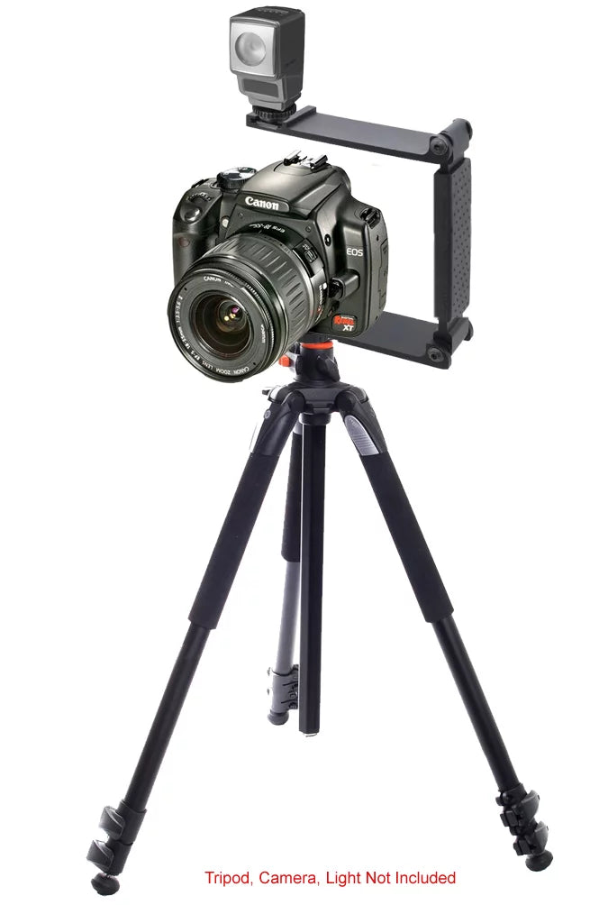 High Quality Aluminum Mini Folding Bracket For Alpha A6500 (Accommodates Flashes, Lights Or Microphones)