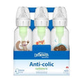 Dr. Brown's Natural Flow Anti-Colic Options+ Narrow Baby Bottles 8 oz/250 mL, with Level 1 Slow Flow Nipple, 6 Pack, 0m+ Woodland Animals Gift Set