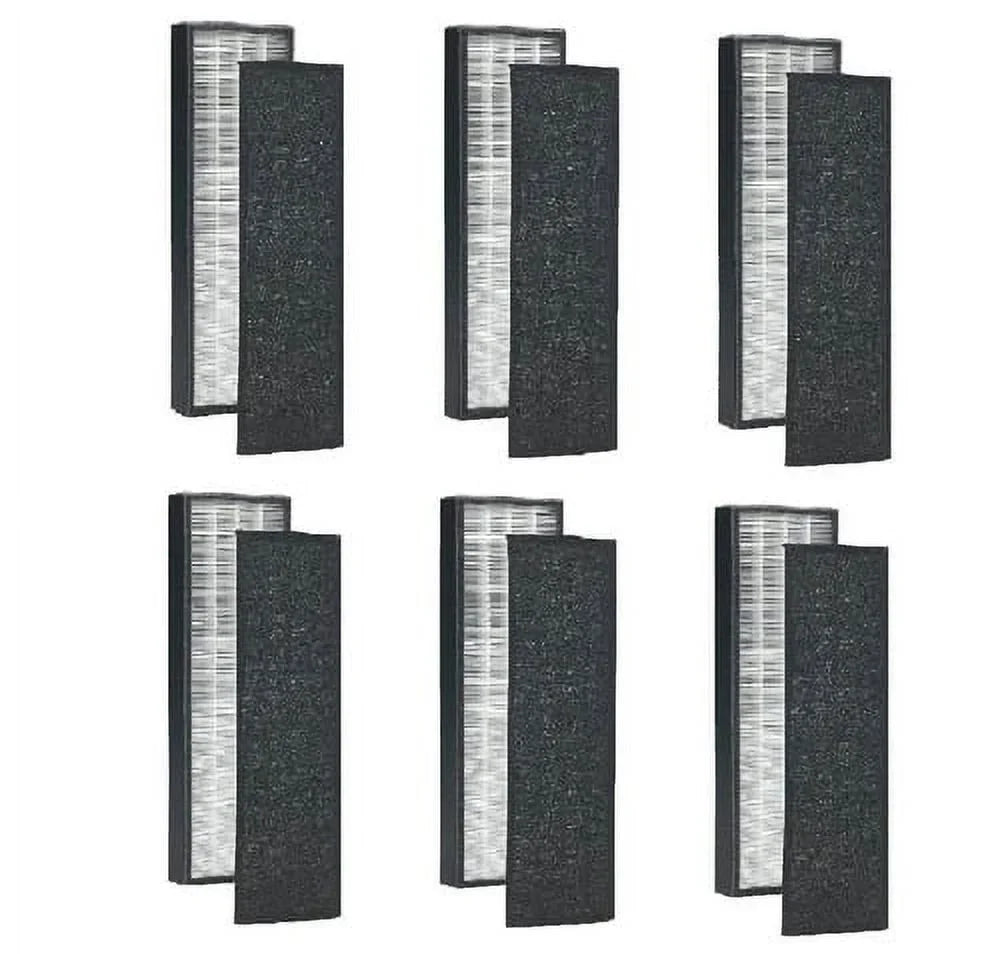6 Pack True HEPA Replacement Filter for GermGuardian FLT5000/FLT5111 AC5000 Series, Filter C