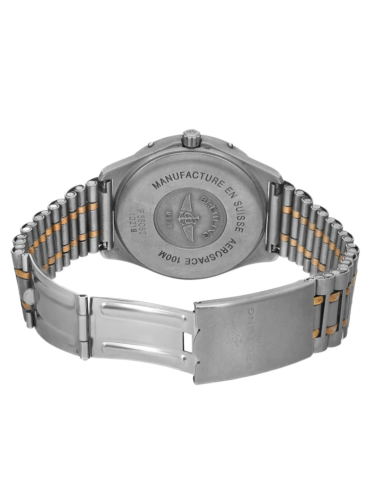 Pre-owned Breitling Aerospace 40mm Titanium Mens Watch F56062 (Good)