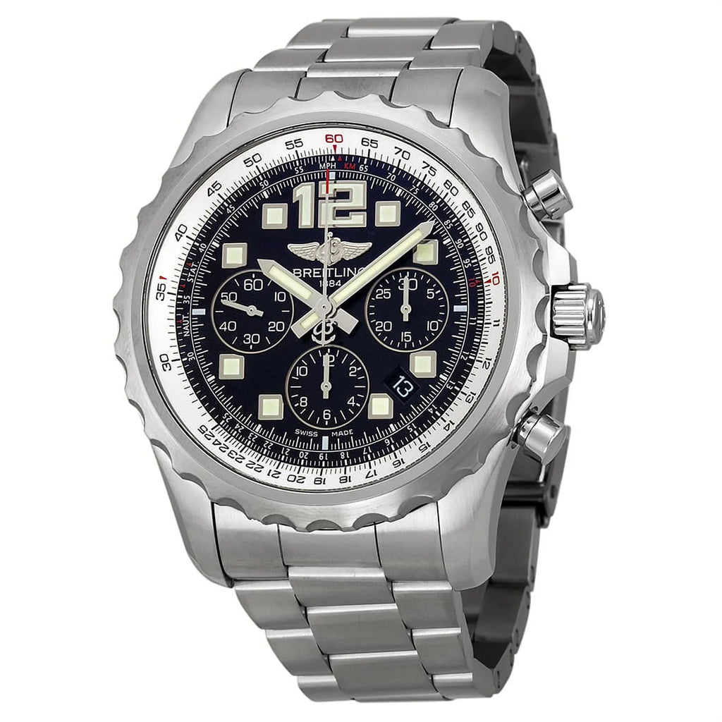 Breitling Chronospace Automatic Ebony Dial Mens Watch A2336035-BA68SS