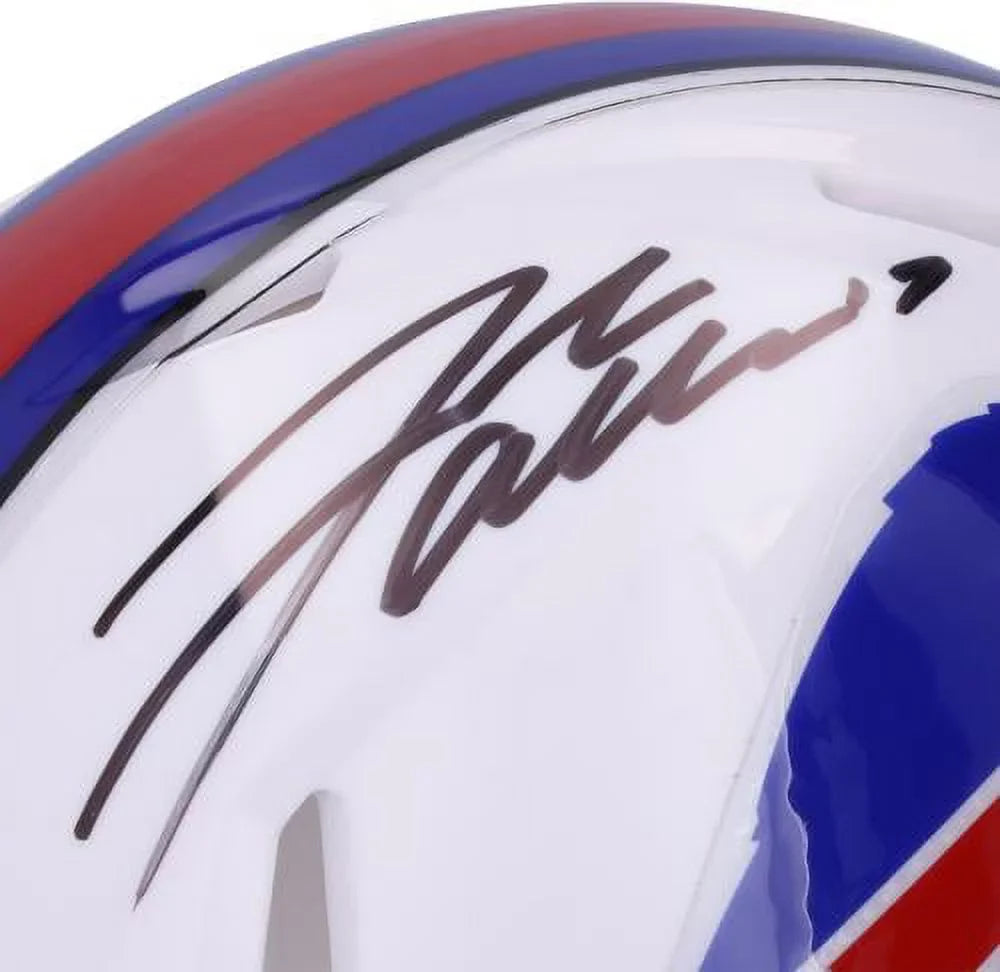 Josh Allen Buffalo Bills Autographed Rid Speed Mini Helmet