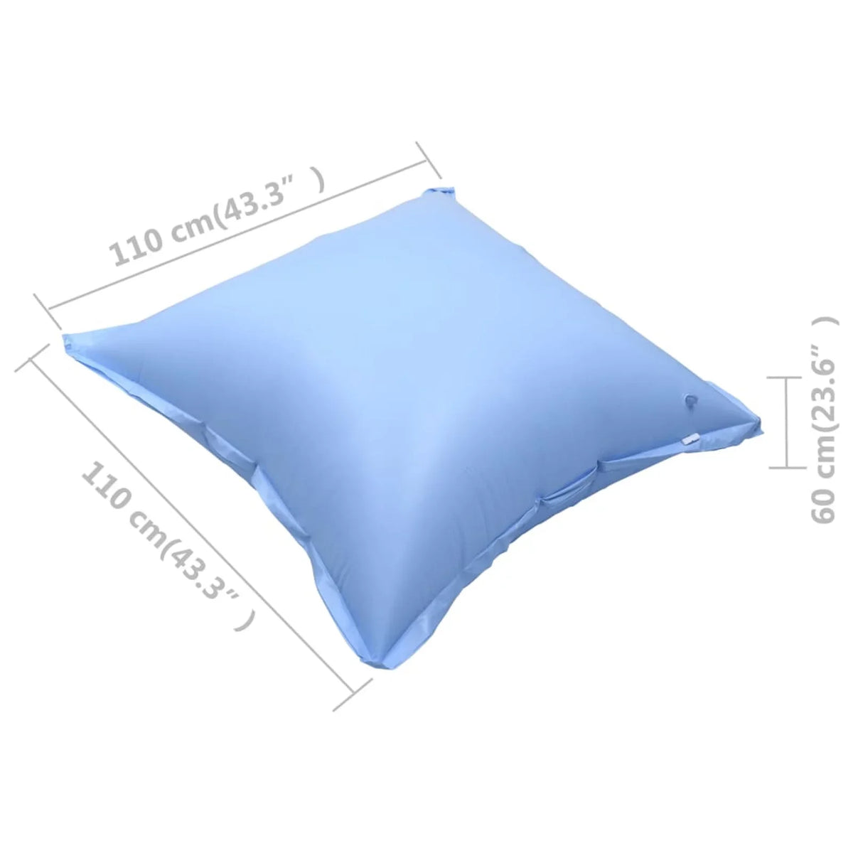Andoer Inflatable Winter Air Pillows for Above-Ground Pool Cover 10 pcs Polyvinyl Chloride