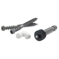 Cortex 2.75 in. Square Trim Head Smooth Carbon Steel Deck Screws, 50 Piece