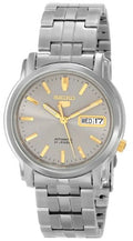 Men's SNKK67" 5" Grey Dial Stainless Steel Automatic Watch