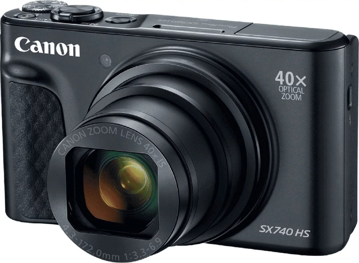 Restored 2955C001 PowerShot SX740 HS 20.3 MP Digital Camera, Ebony (Refurbished)