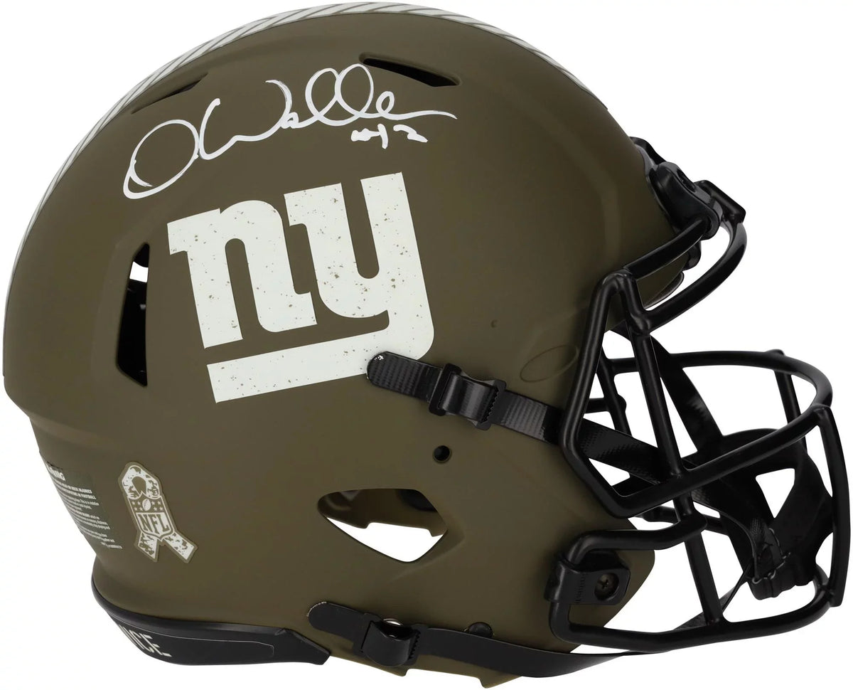 Darren Waller New York Giants Autographed Rid 2022 Salute to Service Speed Authentic Helmet - Fanatics Authentic Certified