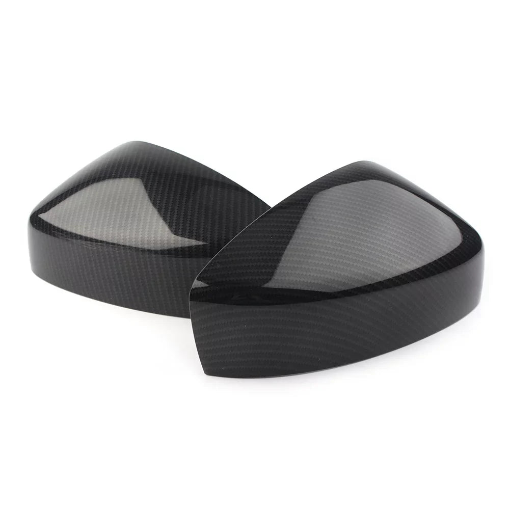 BFY Car Rearview Rear View Mirror Cover Trim For 2017 2018 2019 Mazda CX-5 ABS 2Pcs Carbon Fiber Styling