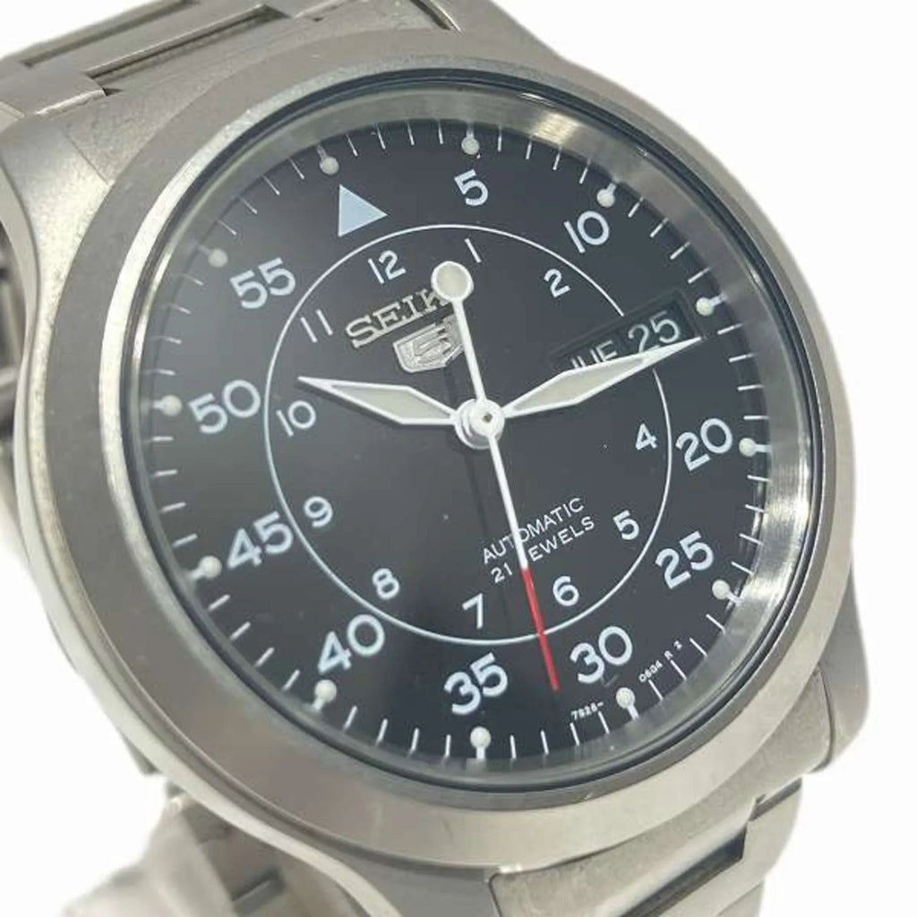 Pre-Owned 5 7S26-02J0 Automatic 21 JEWELS Watch Men's (Good)