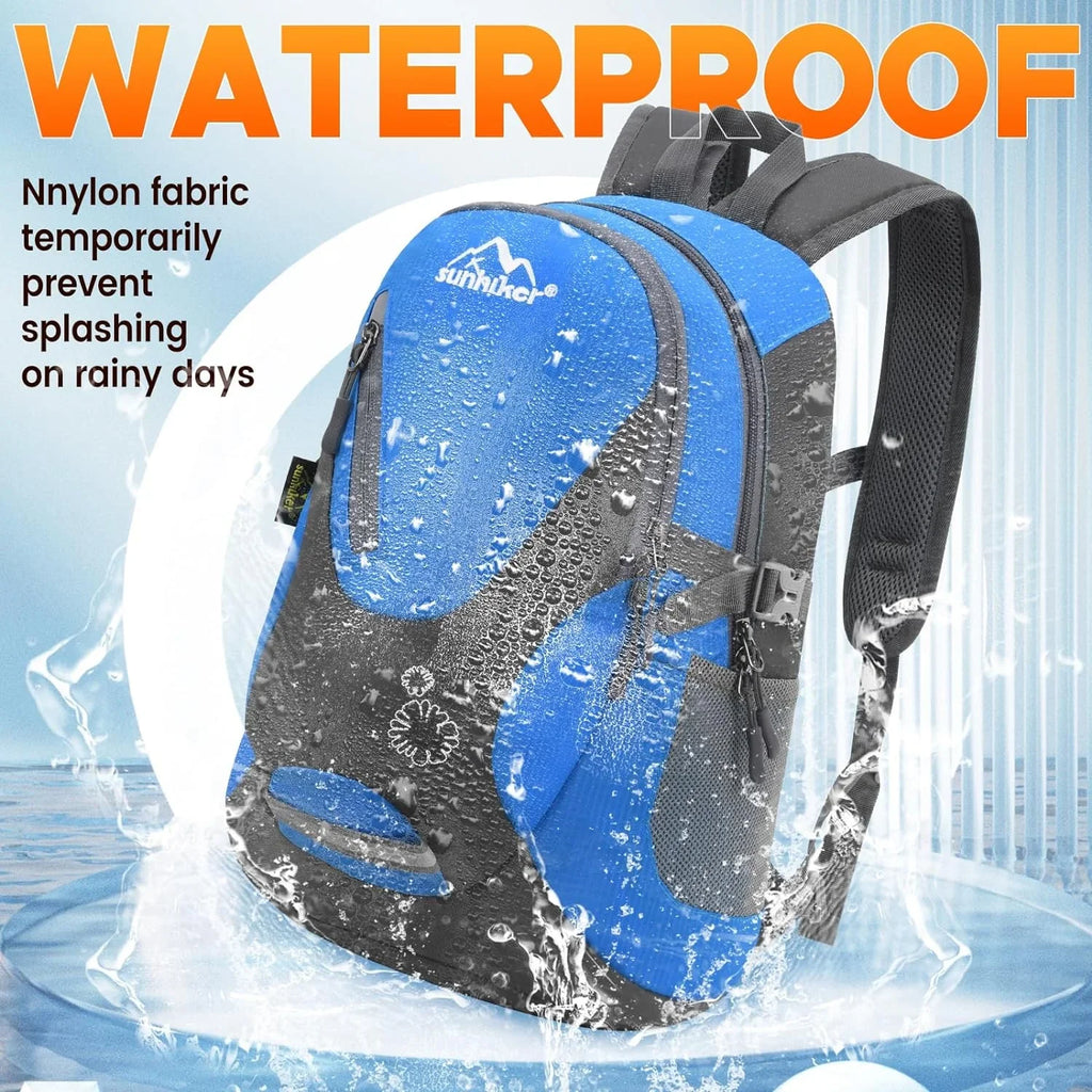sunhiker Cycling Hiking Backpack Water Resistant Travel Backpack Mass SMALL Daypack M0714 Small Blue