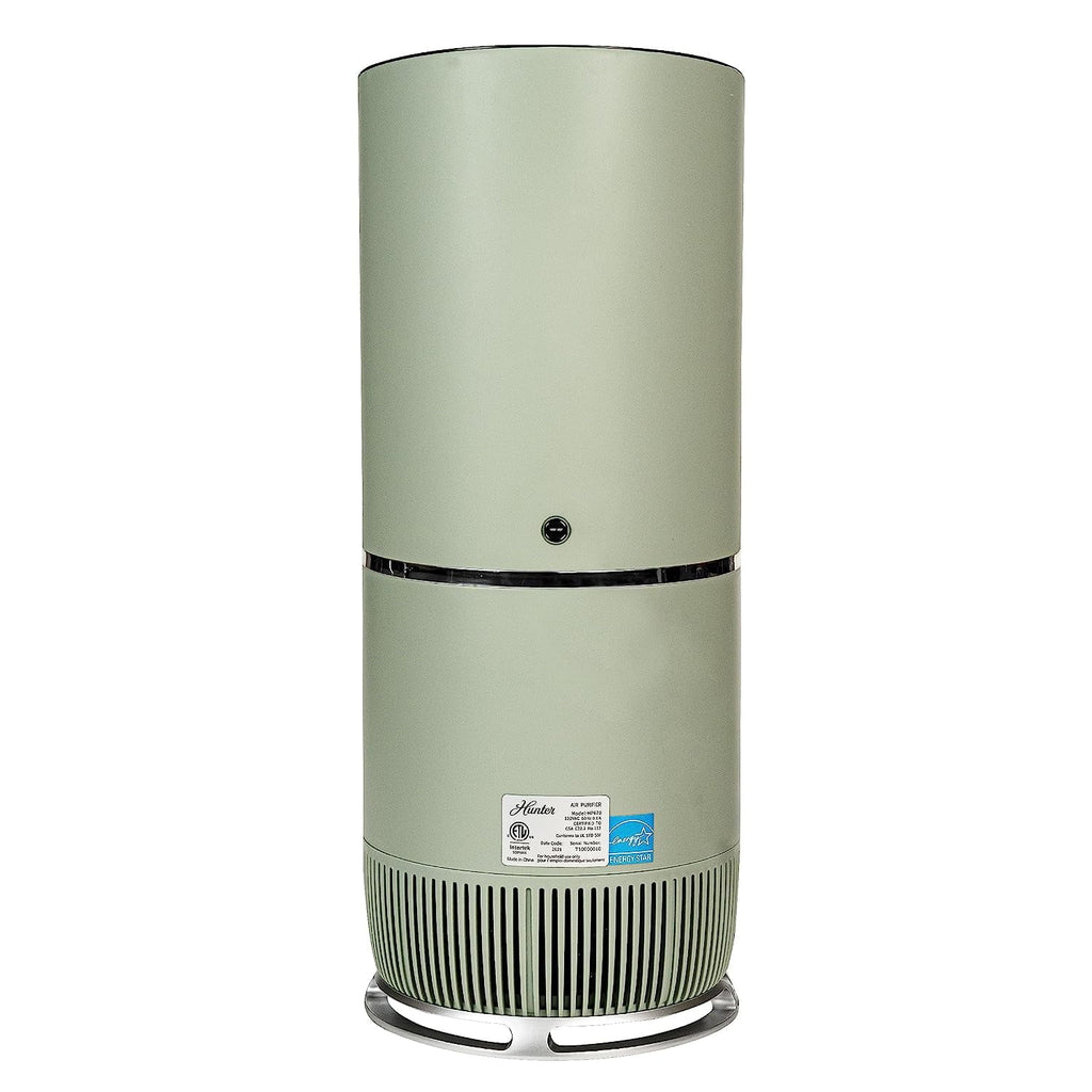 Open Box HUNTER True HEPA Air Purifier for Allergies Digital Tall Tower 670SG - SAGE