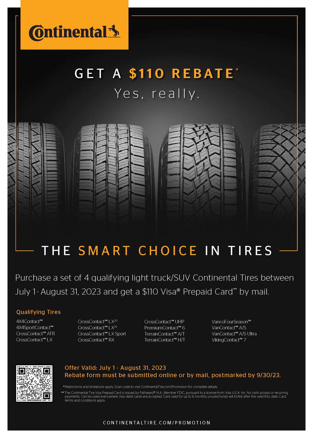 Continental VikingContact 7 Winter 275/55R20 117T XL Passenger Tire Fits: 2007-08 Tundra Limited, 2015 Ford F-150 Lariat