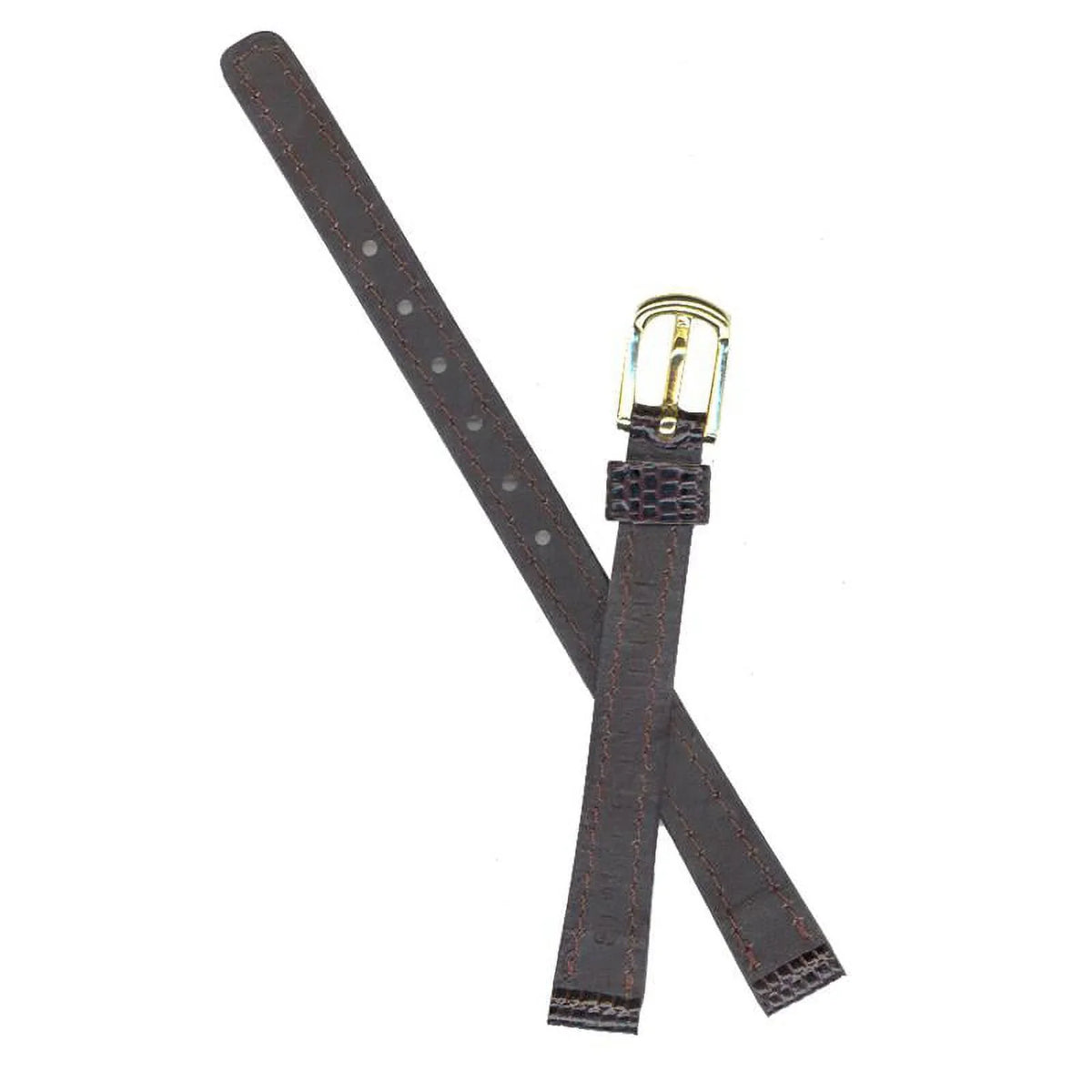 Watchband 09mm Brown Lizard Grain part#AU01174N