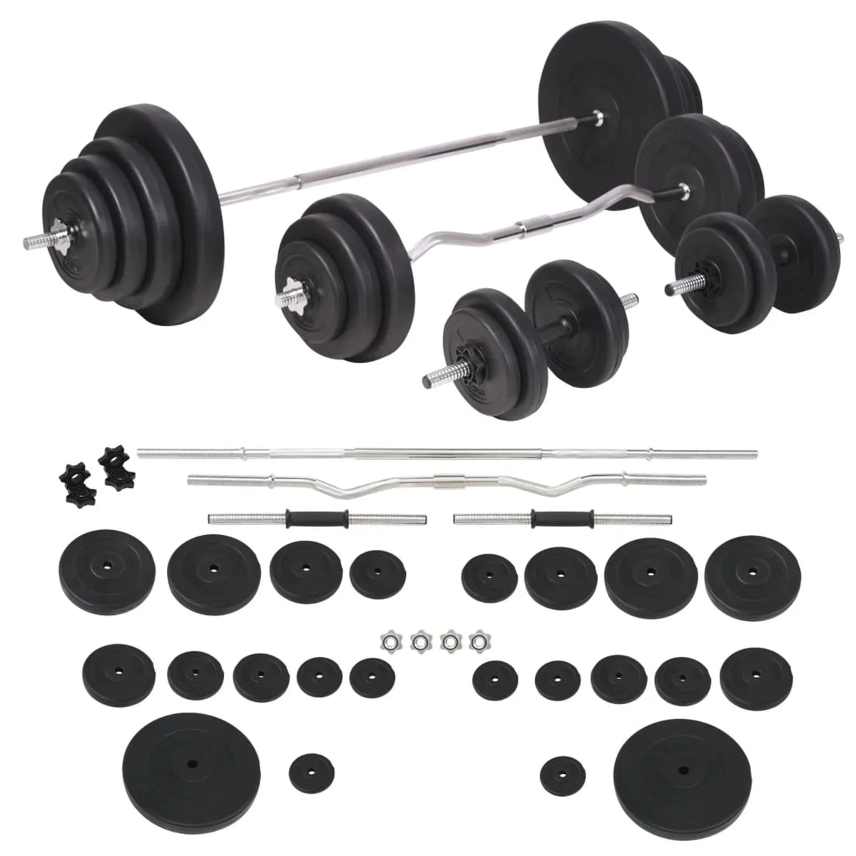 Irfora Barbell and Dumbbell Set 264.6 lb