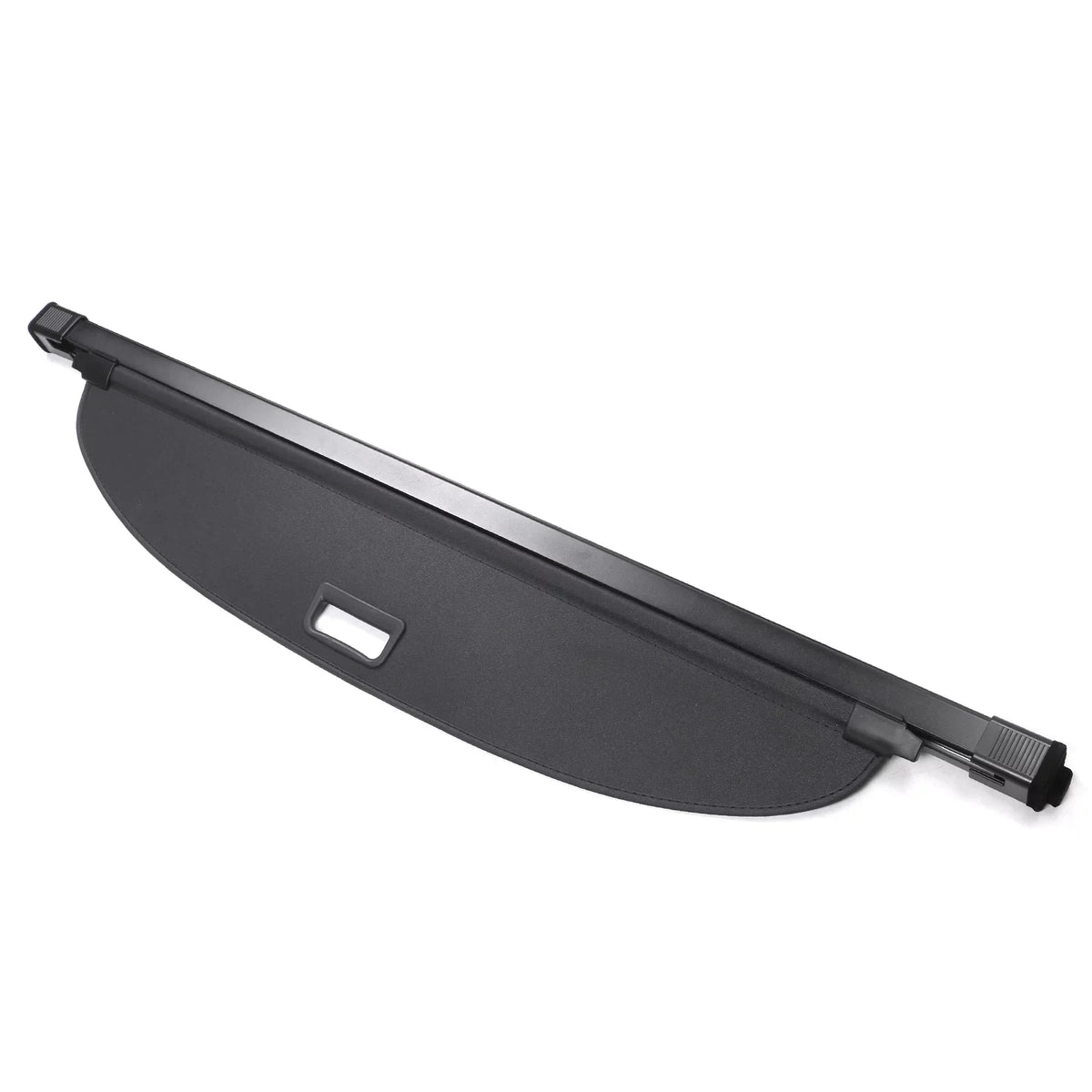 Ikon Motorsports Cargo Cover Compatible With 2021-2023 Nissan Rogue All Models Plastic & Aluminum Rod Dark Security Rear Trunk Cover Security Retractable Shield