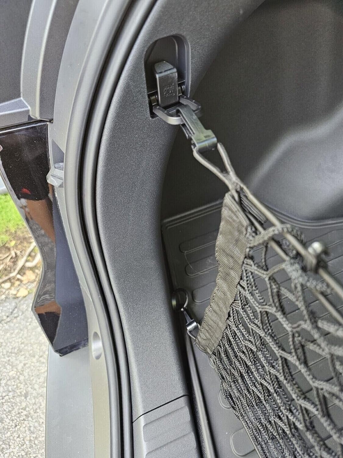 EACCESSORIES EA(2 Quantity Organizer Cargo Nets for bZ4X 2023-2024 – Envelope Style Cargo Nets for SUV – Premium Mesh Car Trunk Organizer Vehicle Carrier Storage – Compatible with bZ4X