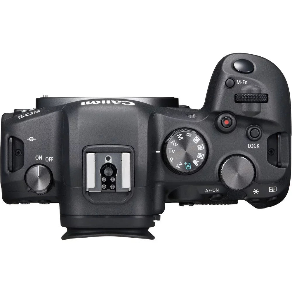 EOS R6 Mirrorless Digital Camera (Body Only) + EXT BATT + 128GB Bundle