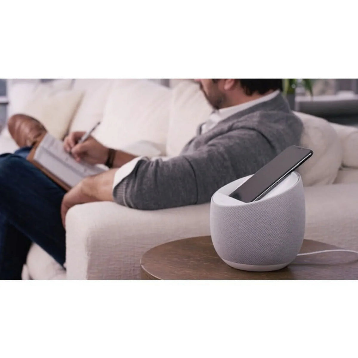 Belkin SOUNDFORM ELITE G1S0001TT-WHT Bluetooth Smart Speaker, Assistant Supported, White