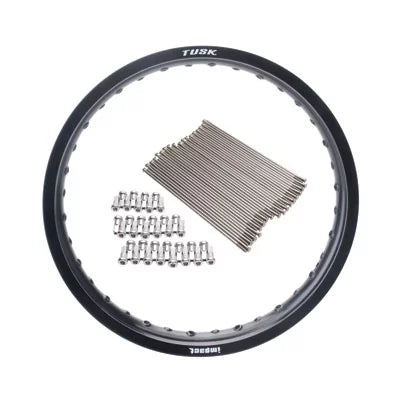 Impact Rear Rim and Spoke Kit 18 x 2.15 Dark for Yamaha YZ450FX 2016-2019
